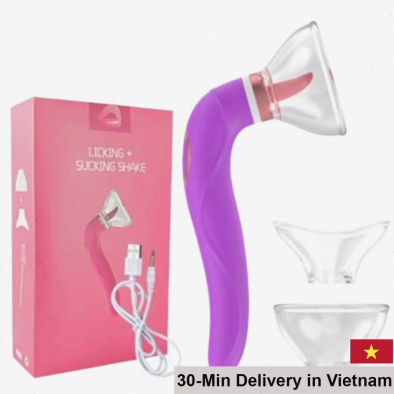 Leten Multi-Function Tongue Licking Vibrator High Quality Couple 