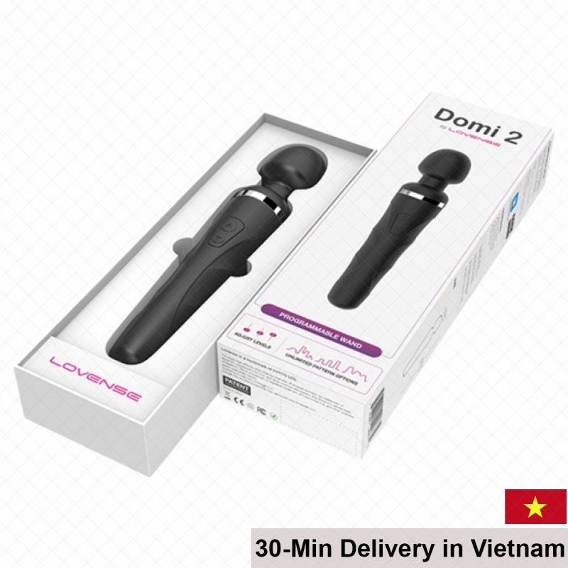 Lovense DOMI 2 Powerful App-Controlled Medical Silicone Massager 