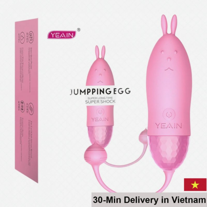 Yeain Bunny Ear 10 Mode Powerful Clitoral Vibrating Egg 