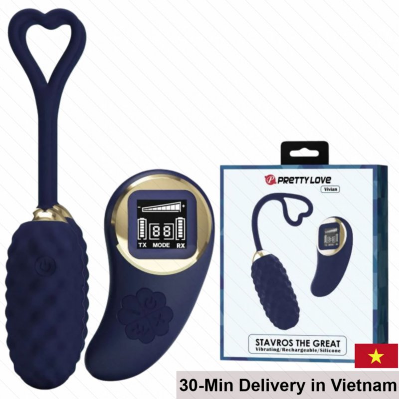 Pretty Love Vivian Remote 10-Speed Silicone Vibrator Egg 