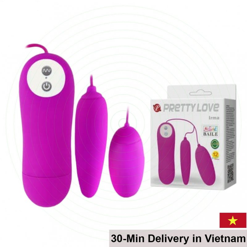Pretty Love Irma Baile Dual-Head Mini Vibrator 12 Modes 