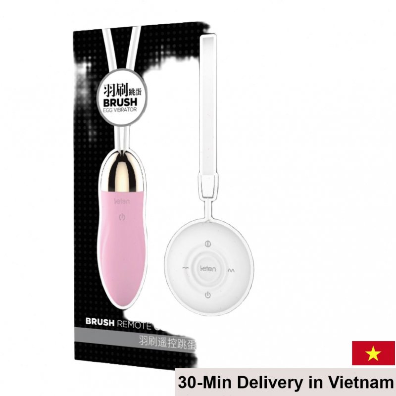 Leten Brush Remote Control Vibrating Massage Egg USB Recharge 