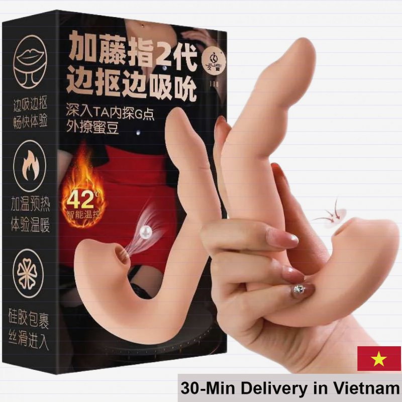 Jiuai G-Spot Heated Claw Finger Vibrator Stimulator 