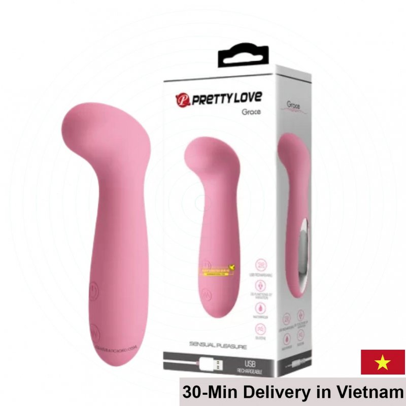 Pretty Love Grace 12 Mode Silicone Massage Small Vibrator 