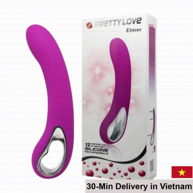 Pretty Love Elmer Massage Silicone Rechargeable Pink 