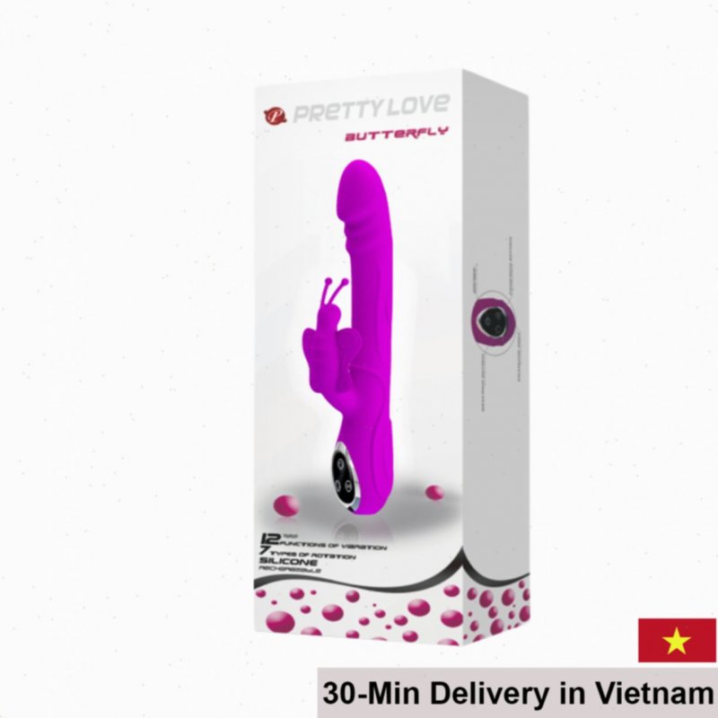Pretty Love Butterfly G-Spot Massager for Couples 