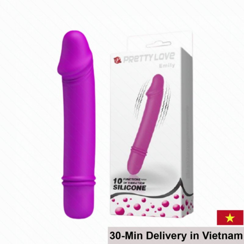 Pretty Love Mini Emily Compact Silicone Vibrator Stimulator 