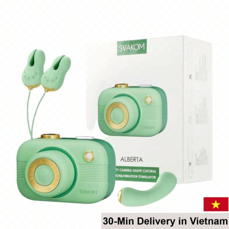 Svakom Alberta Nipple Clip with Multi-mode Suction and Vibration 