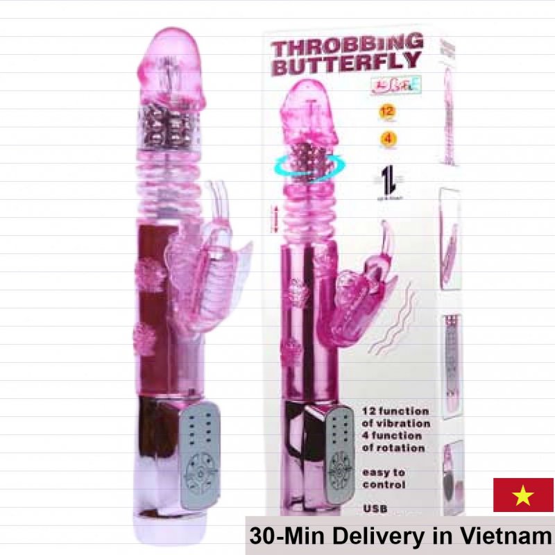 DV01C Super Vibrating Curling Dildo Intense Pleasure Toy 