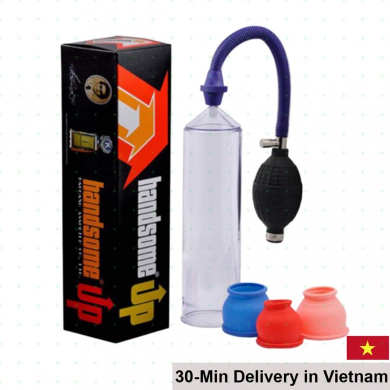 Handsome Up Penis Enlarger Pump Natural Enhancement Device 