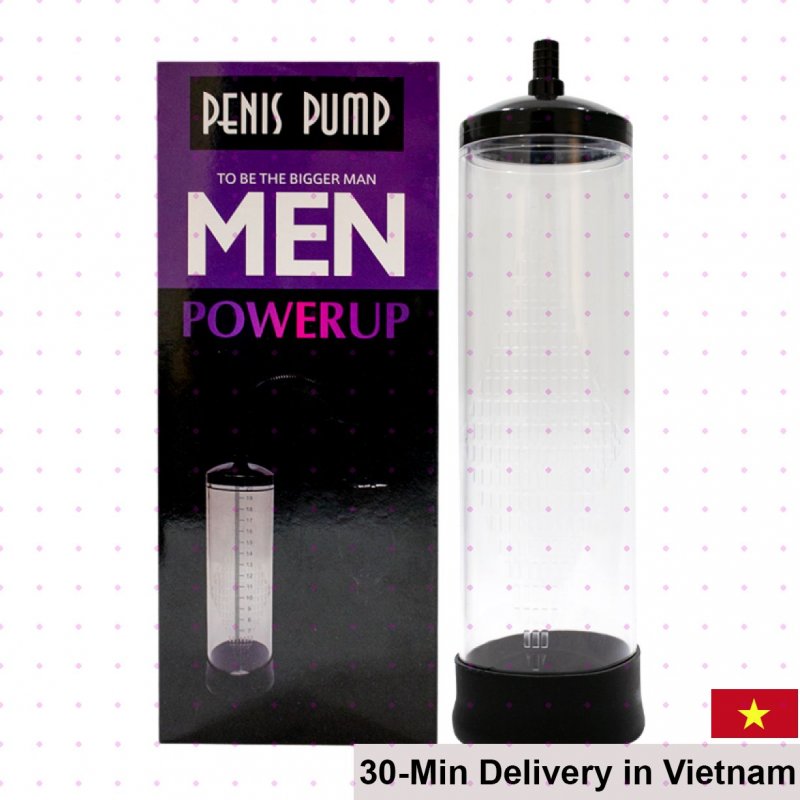 Men Powerup Penis Pump Purple Increase Size Safe Effective 