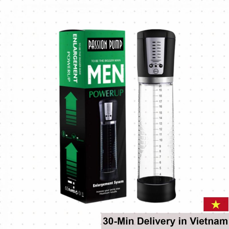 Passion Pump Electric Penis Enlargement Vacuum Therapy Device 