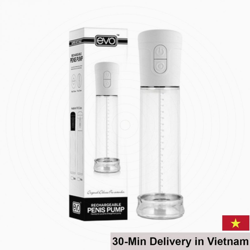 Evo Rechargeable Penis Pump Vacuum Air Pressure Trainer 