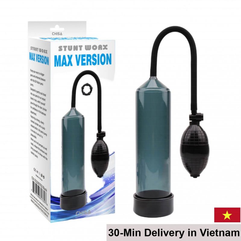 Chisa Max Black Vacuum Penis Enlargement & Training Device 