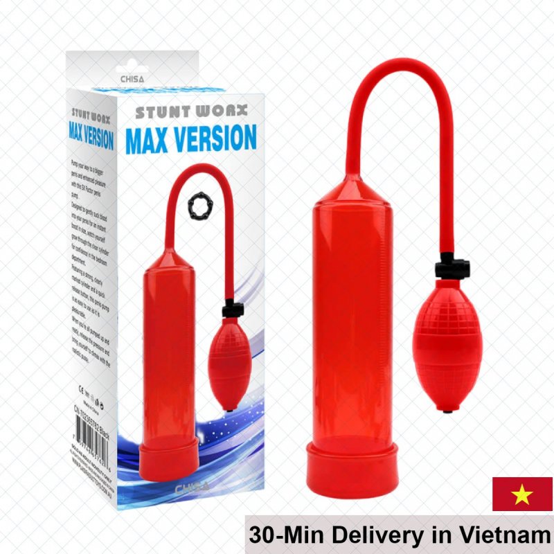 Chisa Max Red Penis Enlargement Vacuum Pump Device 