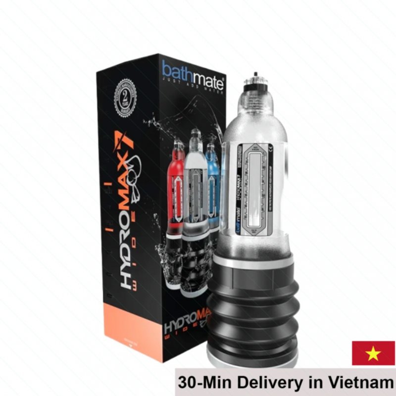 Bathmate Hydromax 7 Wide Boy Clear Hydro Pump 