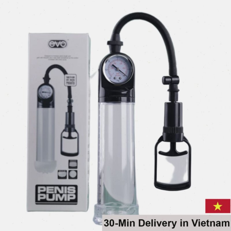 Evo Penis Pump Lightweight Handheld Silicone Sleeve Boosting Pleasure 