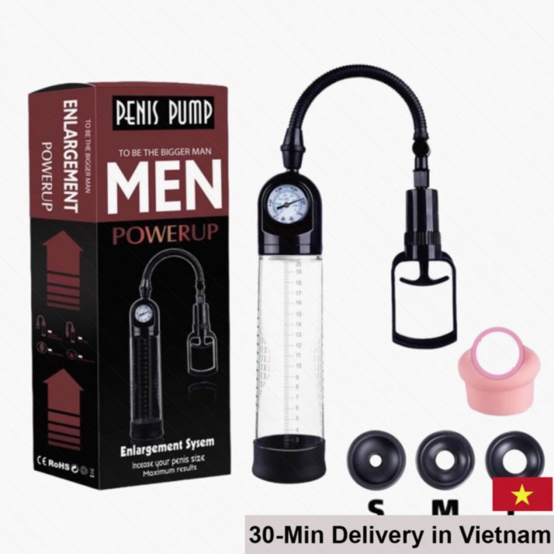 Penis Men Enlargement Pump ABS Silicone Durable 