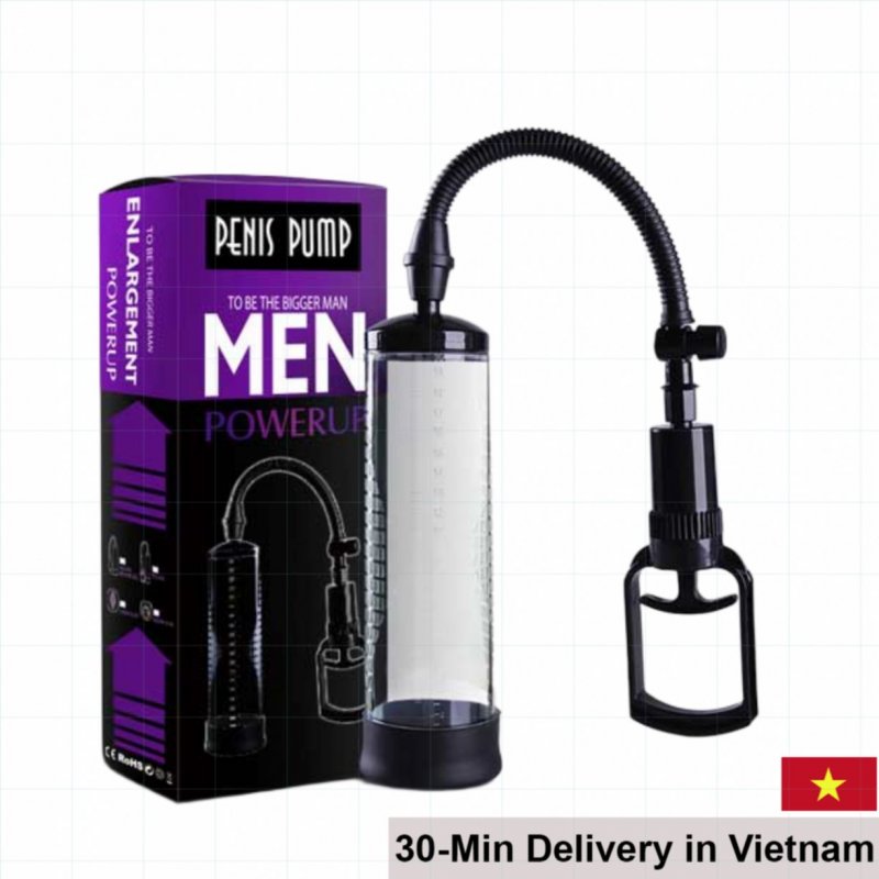 Men Powerup Hand Pump Penis Enlargement Delay Device 