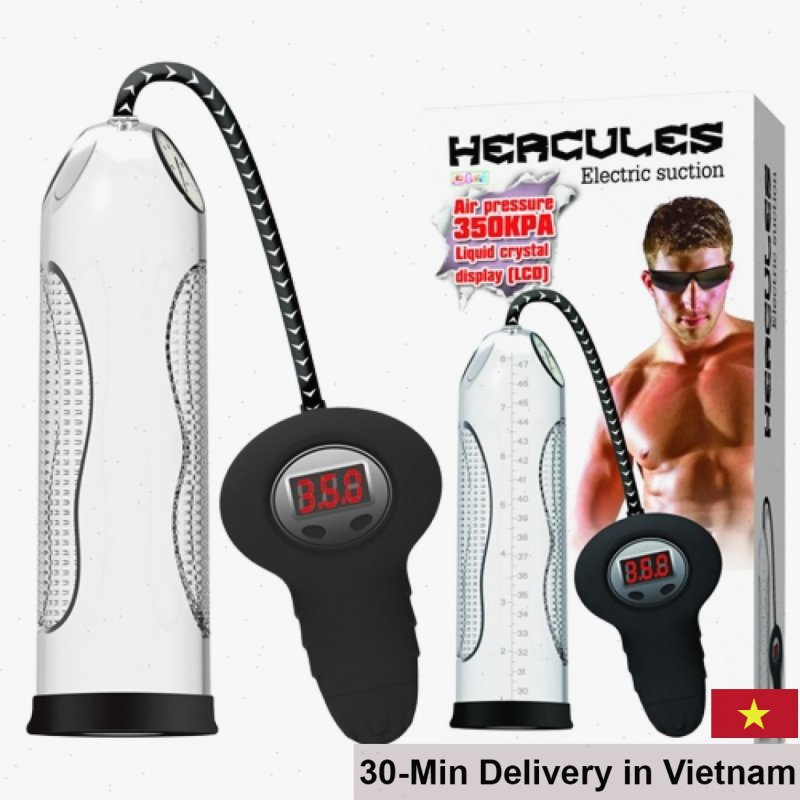 Hercule Auto Vacuum Penis Pump Digital Pressure Display 