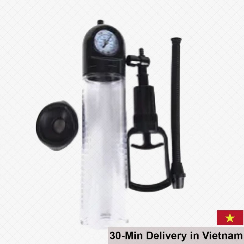 Evo Hand Pump Penis Enlarger Safe Pressure Monitor Device 
