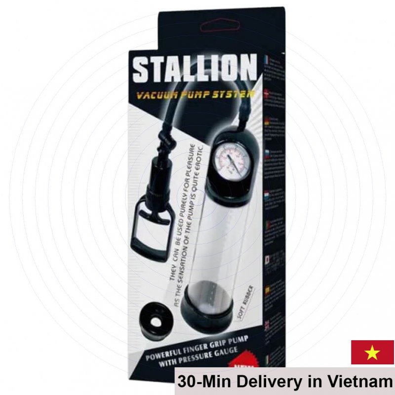Stallion New Premium Penis Enlargement Pump with Pressure Gauge 