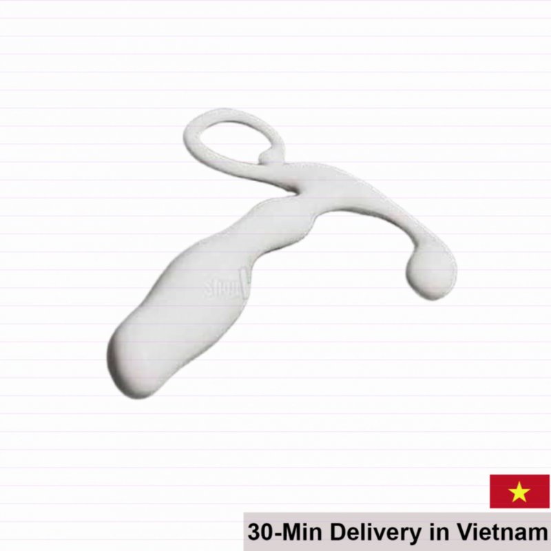 Remote Control Tongue-Shaped Intense Anal Massager Multiple Sizes 