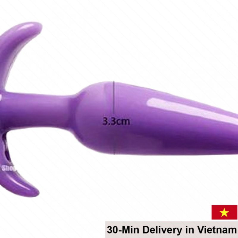 Japanese Silicone Anchor-Shaped Anal Massager Waterproof Pink 