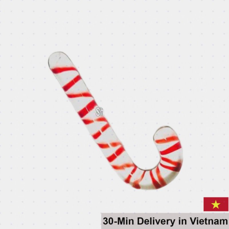 Smooth Glass Anal Stimulator 20cm Stress Relief Toy 