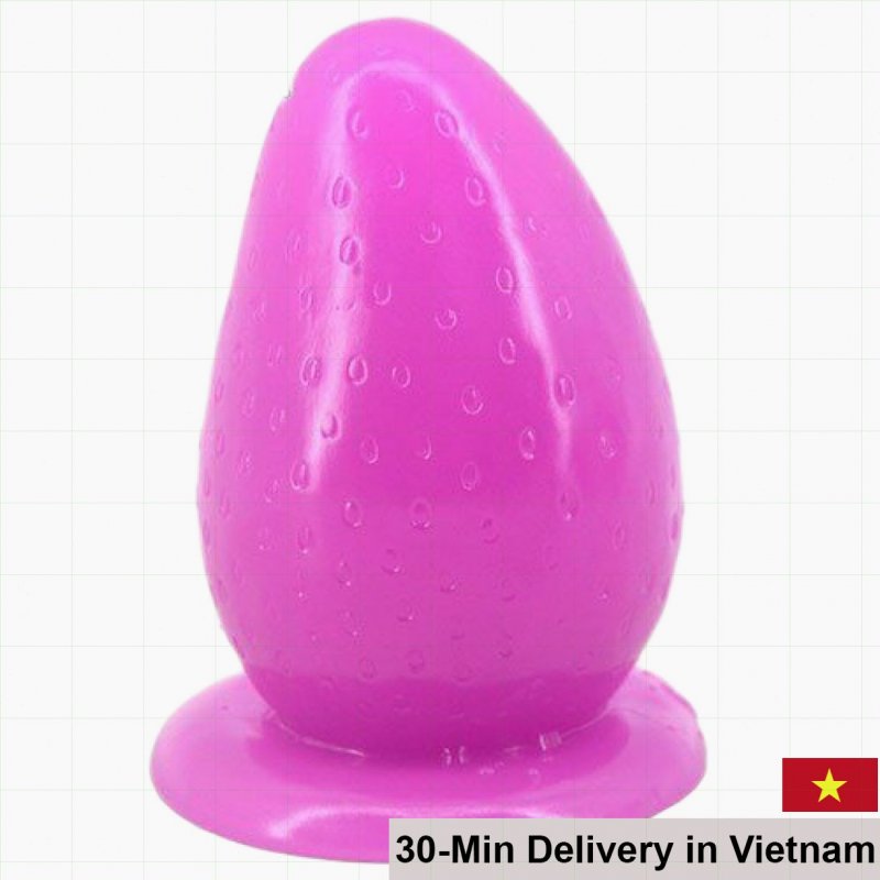Faak Strawberry-Shaped Anal Plug Prostate Stimulator 