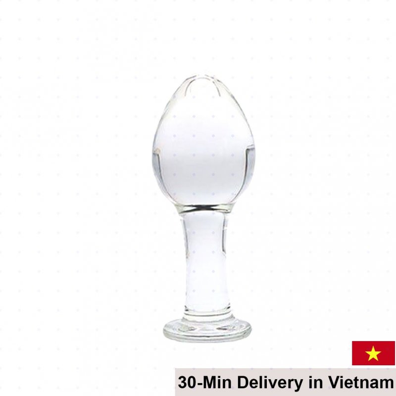Transparent Glass Anal Plug High Quality Stimulator for Gay 