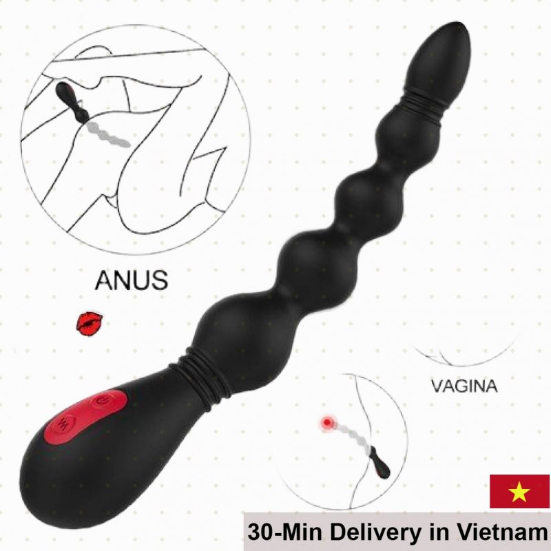 S-Hande VINS Anal Beaded Vibrating Prostate Massager 
