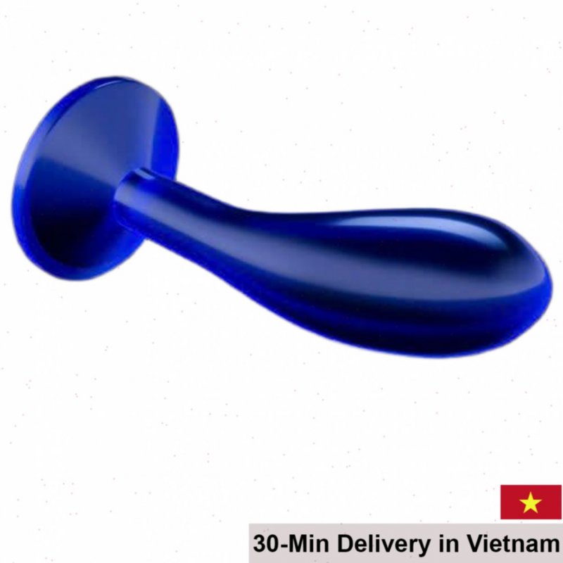 Lovetoy Flawless Clear Blue 6in Prostate Massage Plug 
