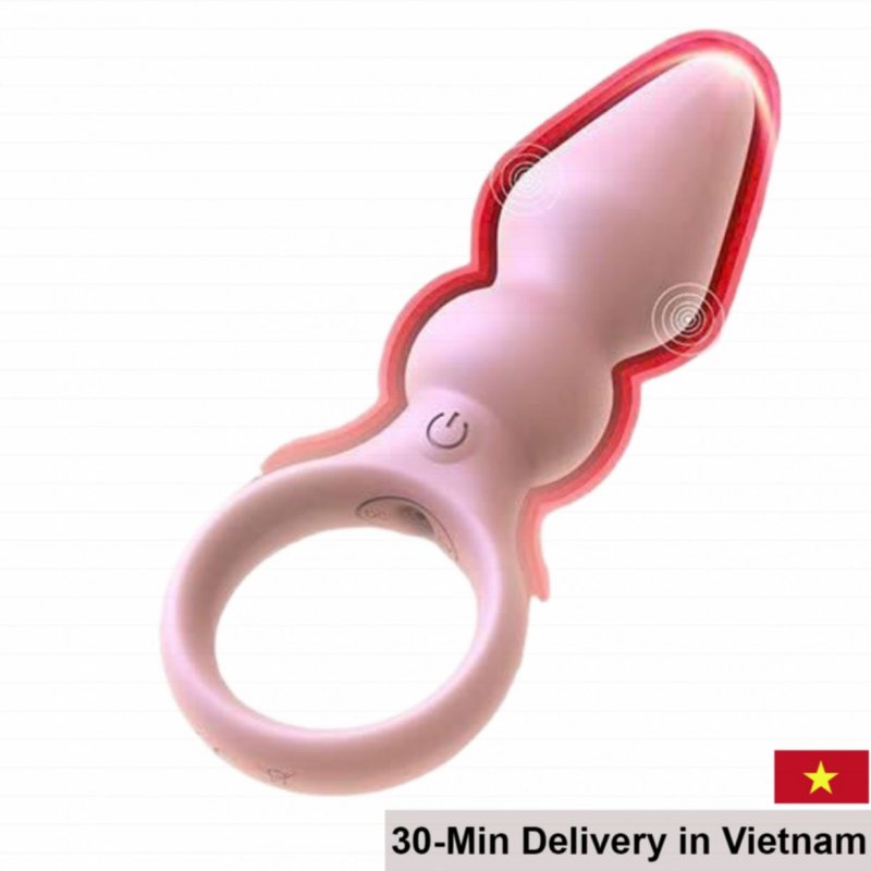 Prostate Massager Anal Vibrator Silicone 2-Speed Stimulation 