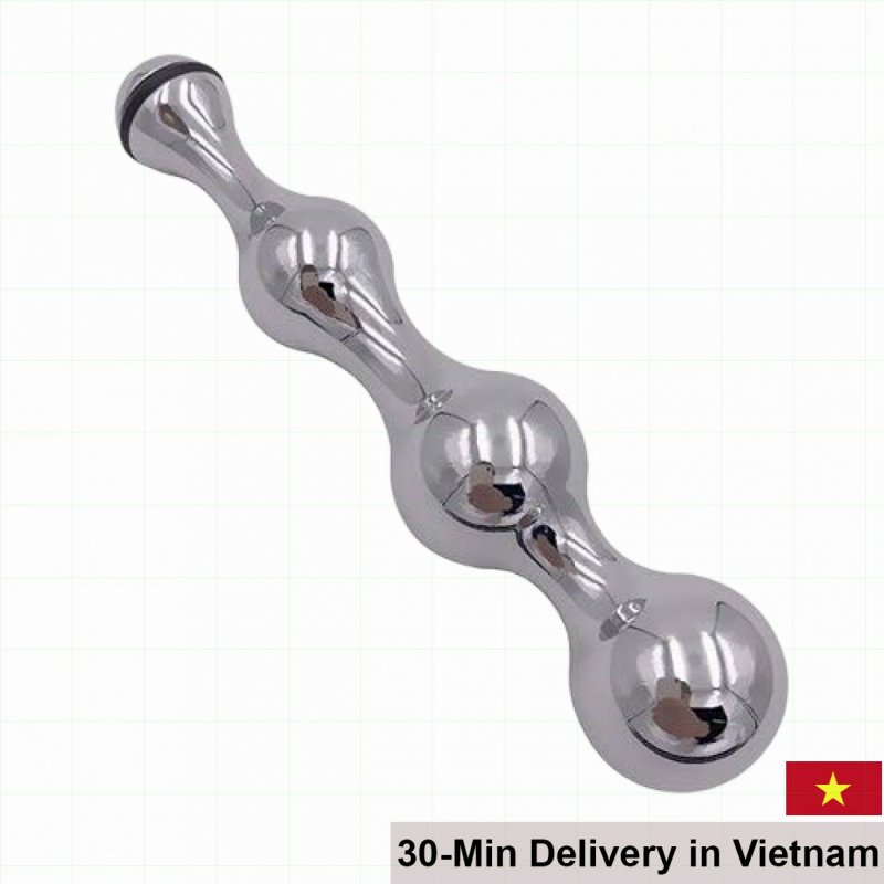 Metal Anal Plug Bead Stimulator Adult Gay Toys 