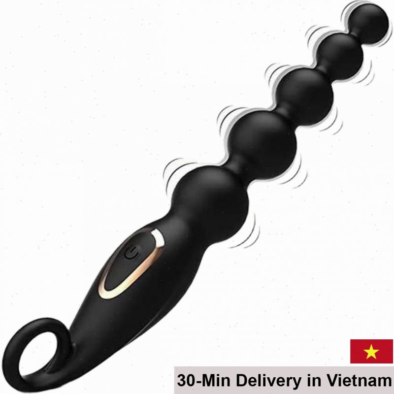 7 Frequency Prostate Anal Beads Silicone Massage Toy 