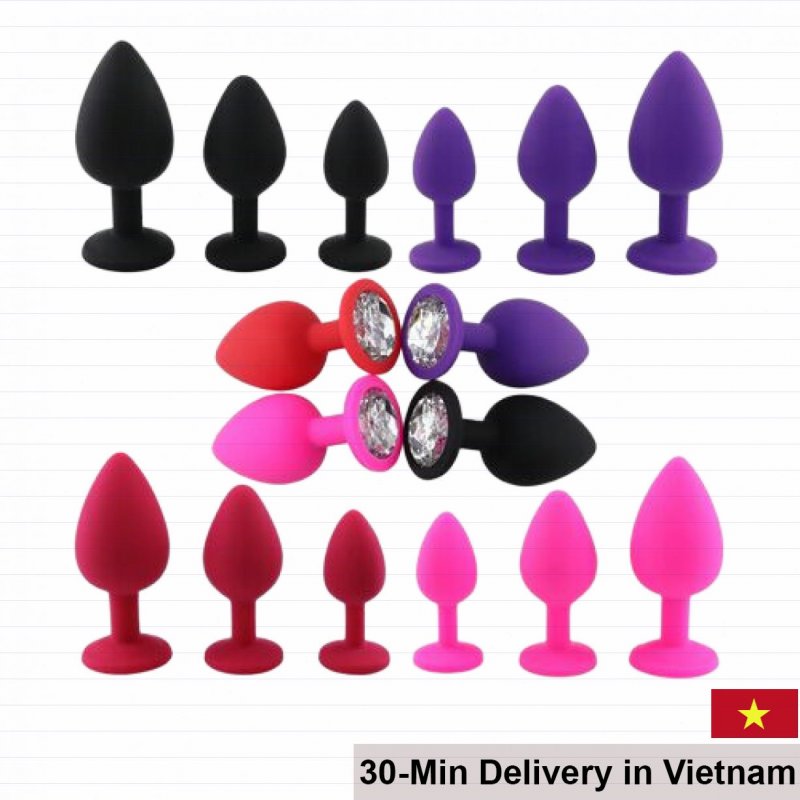 Love Drop Jeweled Anal Stimulator Safe Male Toy 