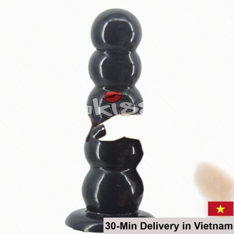 Large Beaded Waterproof Wall Mount Anal Plug For Intense Massage 