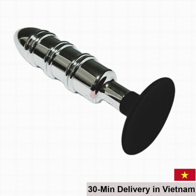 Silver Rocket Stainless Steel Anal Massager P-Spot Gay Toy 