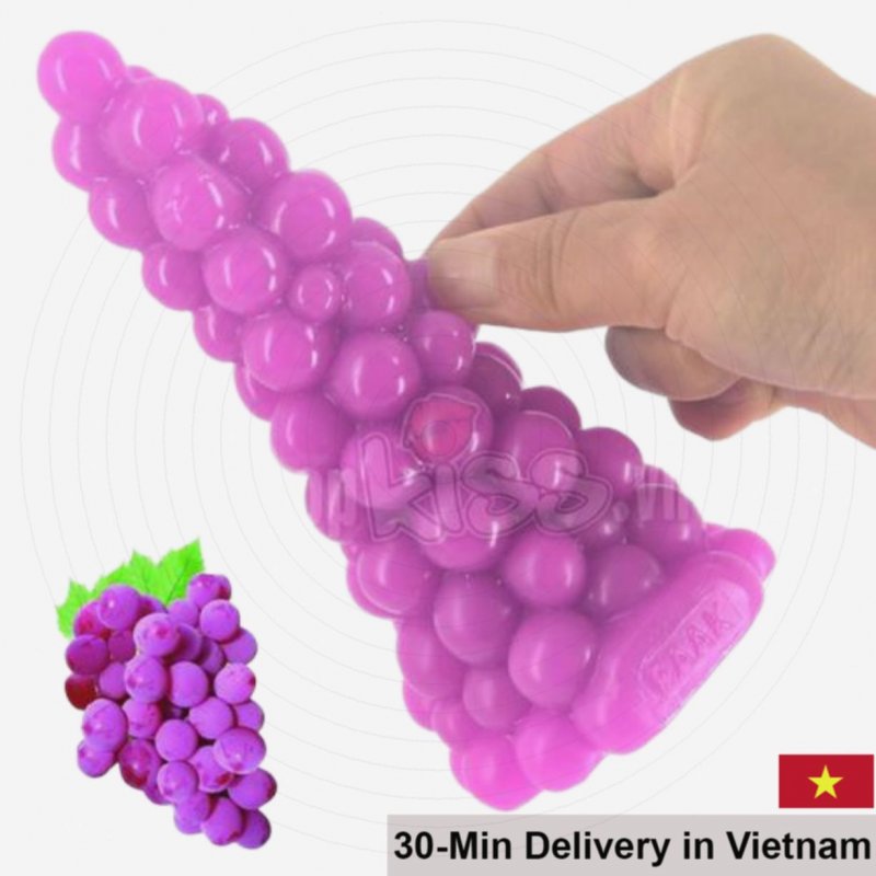 Grape Cluster Anal Stimulator Flexible Body Safe PVC 