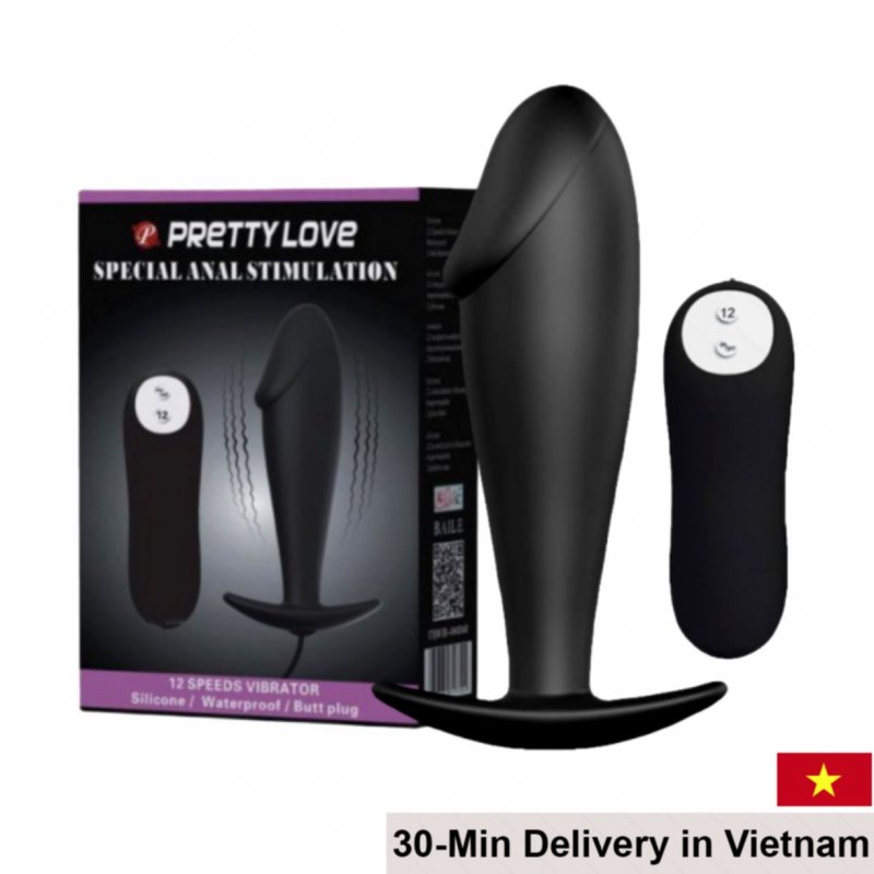 Pretty Love Butt Plug Vibrating Anal Egg Couples Toy 