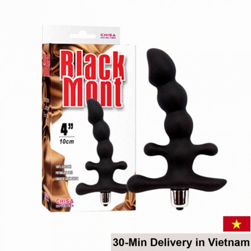 Chisa Black Mont Anal Vibrator Stimulating Sex Toy 