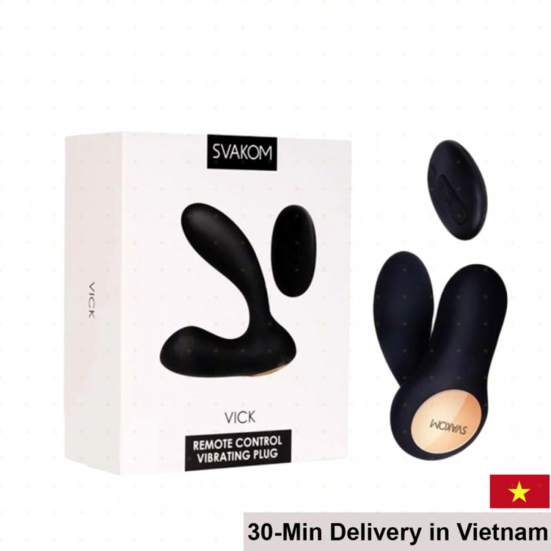 Svakom Vick Powerful Dual Motor Anal Massager Rechargeable Vibrator 