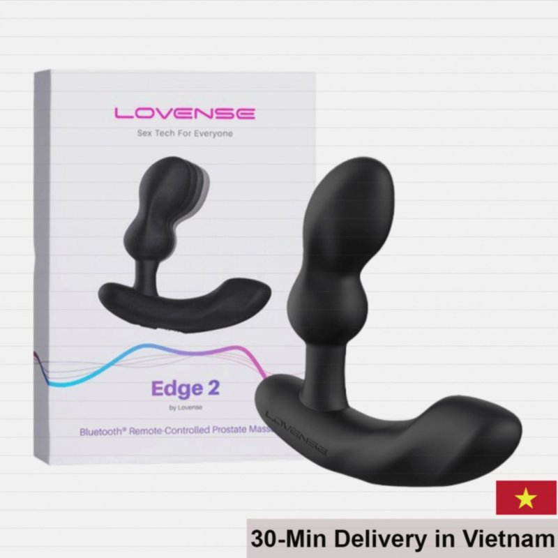 Lovense Edge 2 Prostate Massager IPX7 Waterproof Wireless 