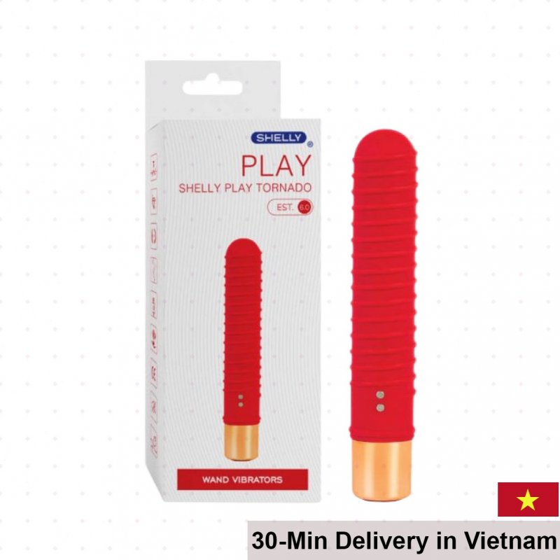 Shelly Play Tornado Deep Intense Vibrating Massage Stick 