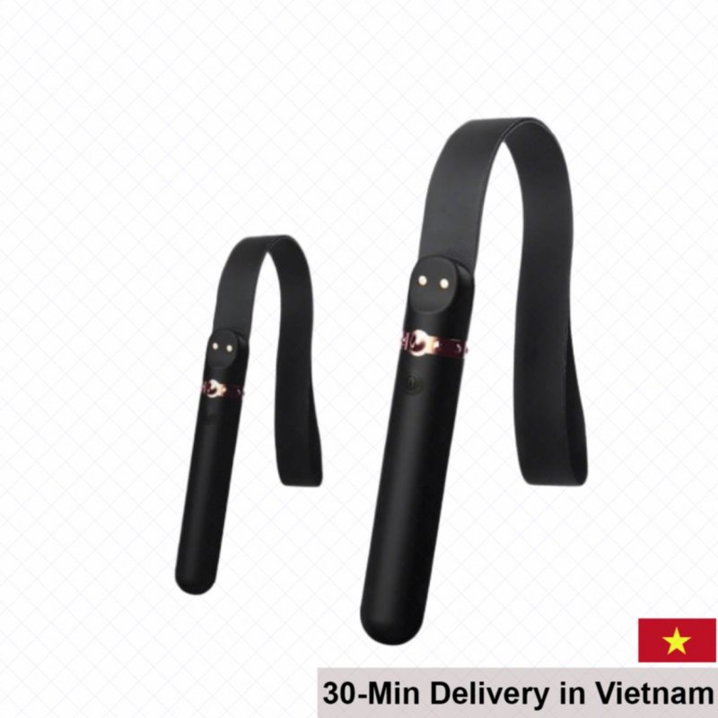 Shelly Play Temptation BDSM Leather Whip & Massager 