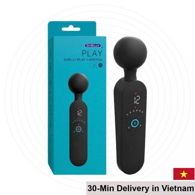 Shelly Play Caressa 50mm Rotating Massage Vibrator 360° 