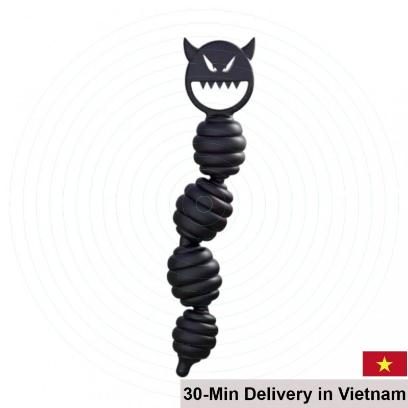 Leten Devil Anal Bead 17cm Remote Control Prostate Stimulator 