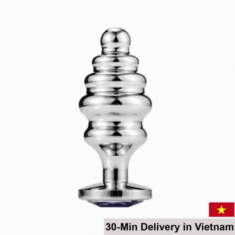Spiral Stainless Steel Anal Plug - Sexy Anal Toy 05 for Thrill 