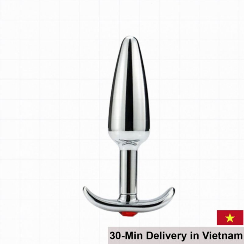 Anal Plug Stainless Steel 12cm Water-Resistant Smooth 